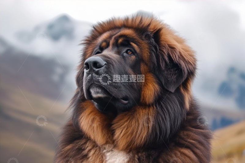 高清大图下载【趣麦麦图】一只可爱的大藏獒