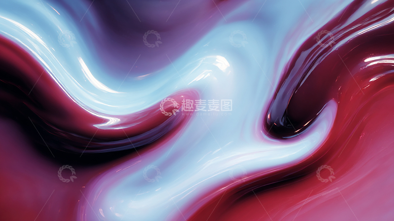 高清大图下载【趣麦麦图】流动色彩的梦境交响曲