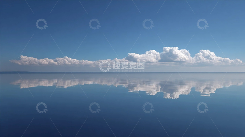 高清大图下载【趣麦麦图】天空之镜：云海映照海洋奇观