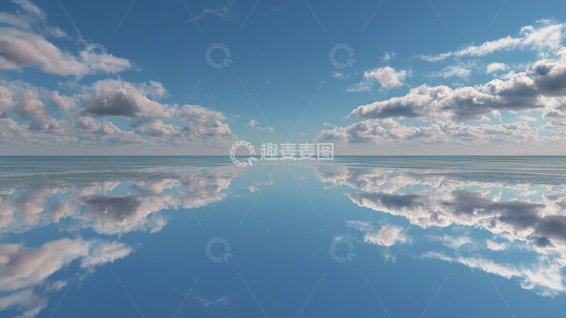 高清大图下载【趣麦麦图】云端倒影的梦境之境