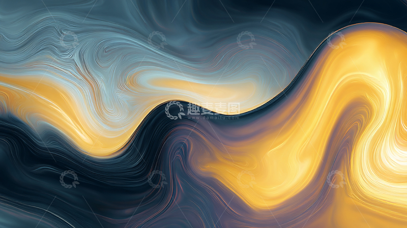 高清大图下载【趣麦麦图】流动的光影奇幻之旅