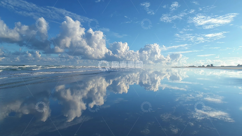 高清大图下载【趣麦麦图】海天一线的梦境倒影