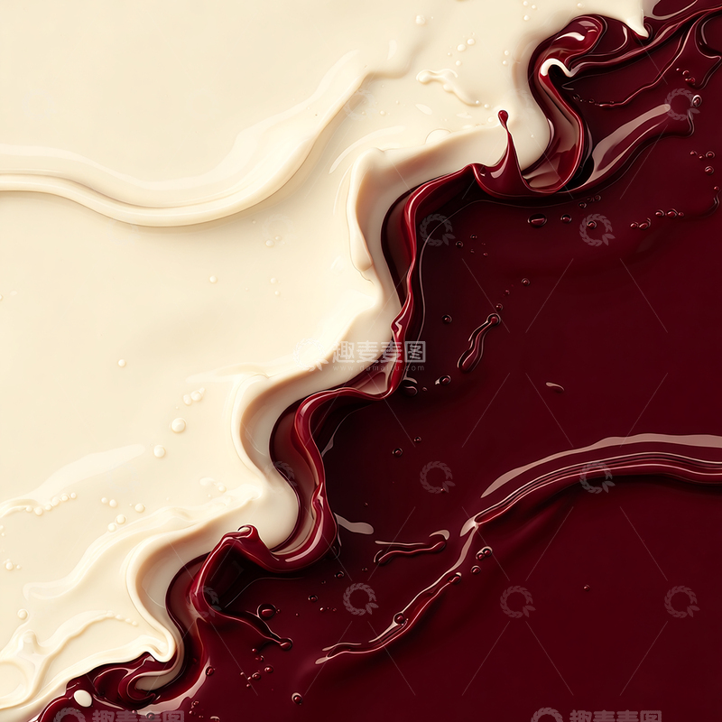 高清大图下载【趣麦麦图】乳白与深红的交响曲