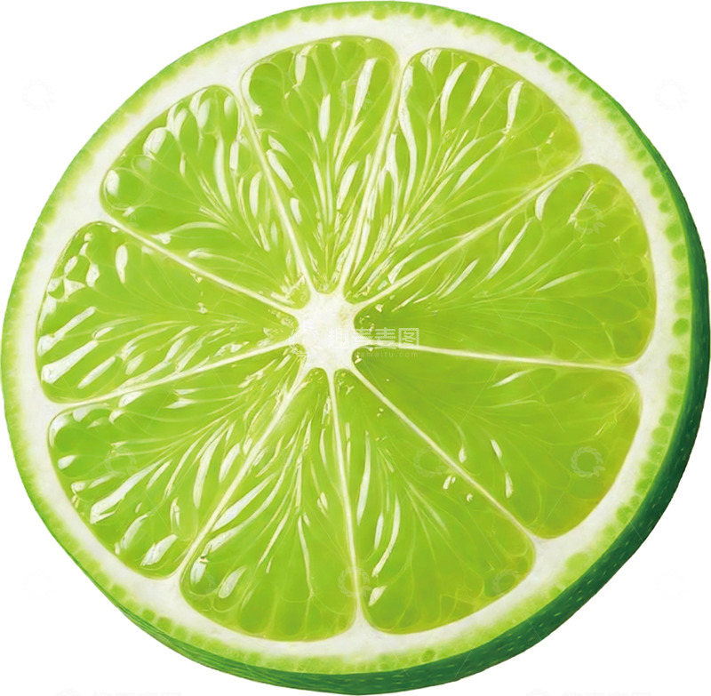 高清大图下载【趣麦麦图】新鲜柠檬片元素