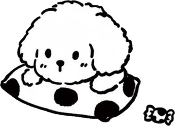 卡通小狗插画