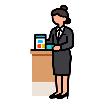 职业女性办公场景