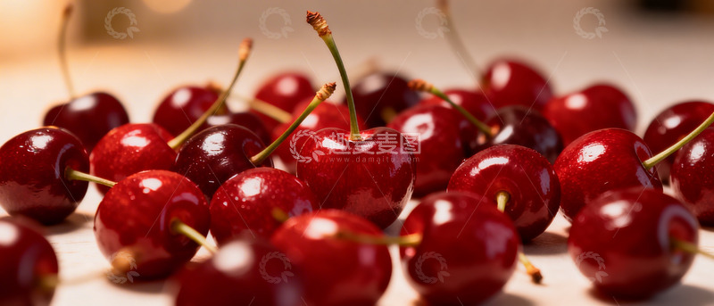 高清大图下载【趣麦麦图】樱桃特写美食摄影图片