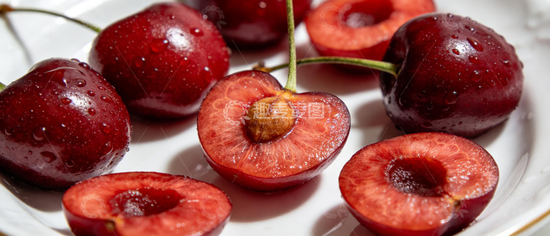 高清大图下载【趣麦麦图】新鲜樱桃特写美食摄影