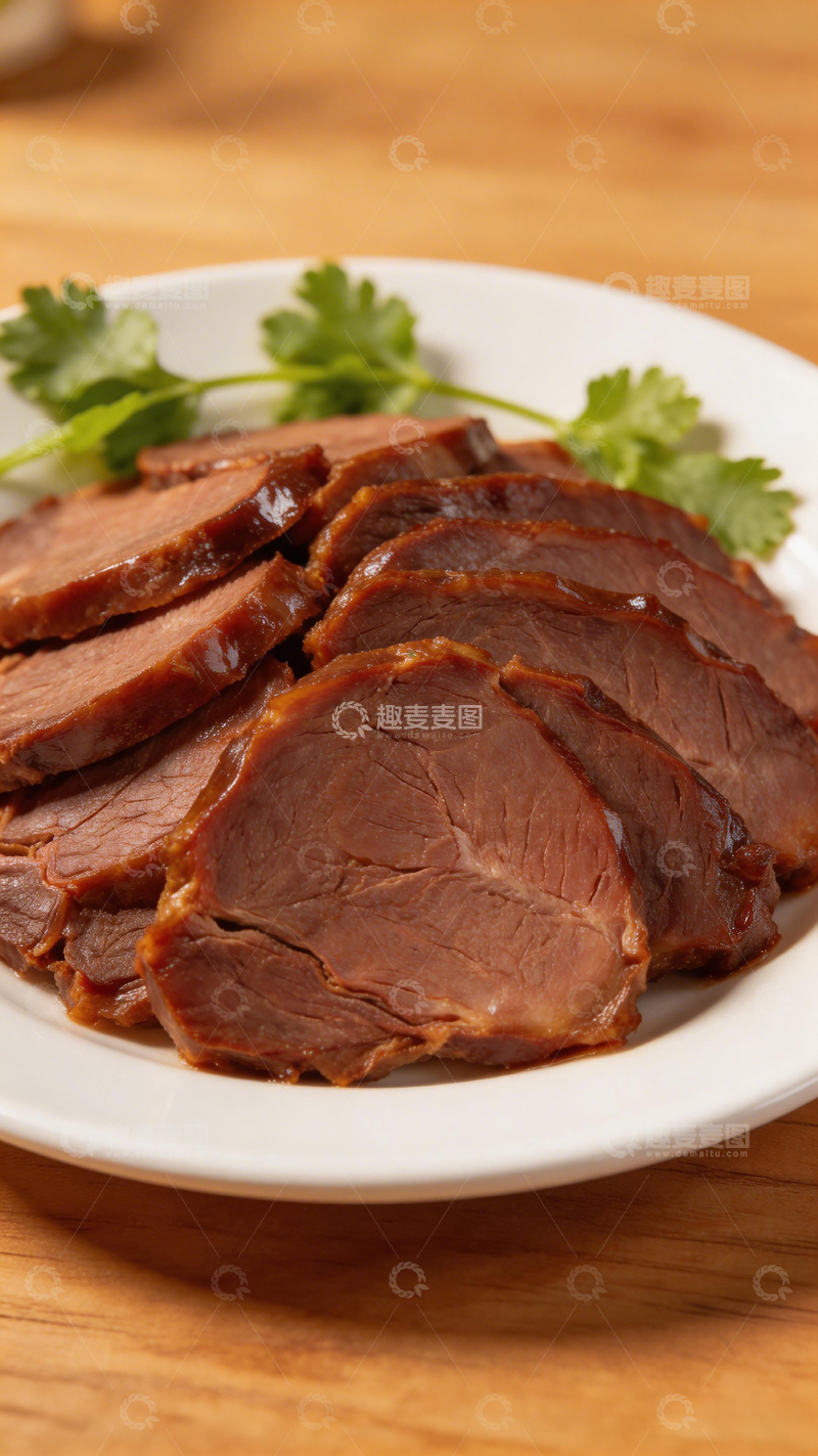 高清大图下载【趣麦麦图】卤牛肉美食摄影