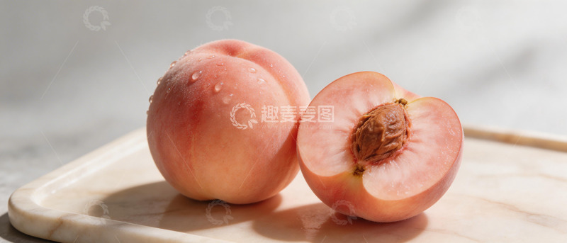 高清大图下载【趣麦麦图】清新桃子水果摄影图片