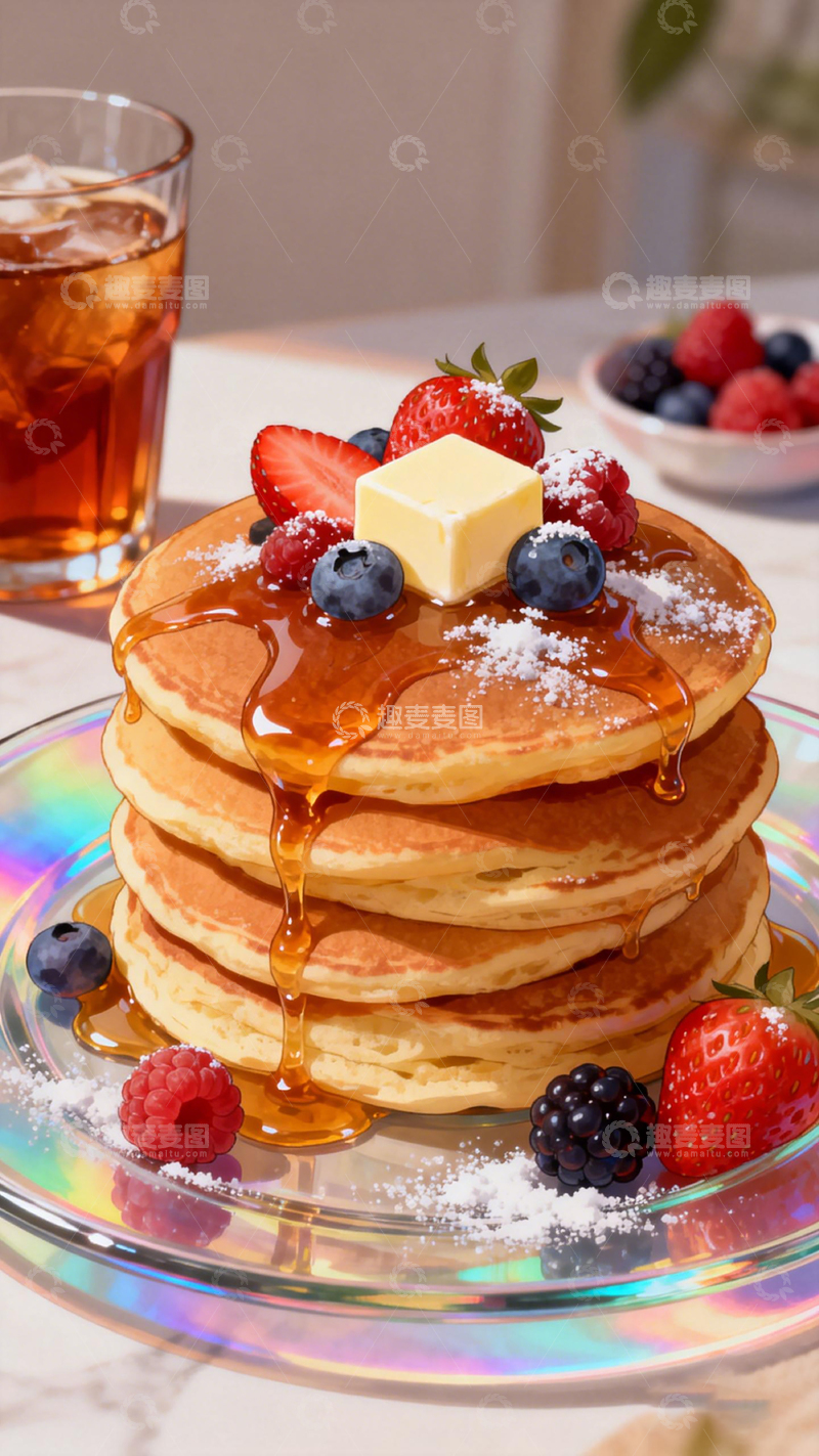 高清大图下载【趣麦麦图】美味煎饼水果饮品美食摄影