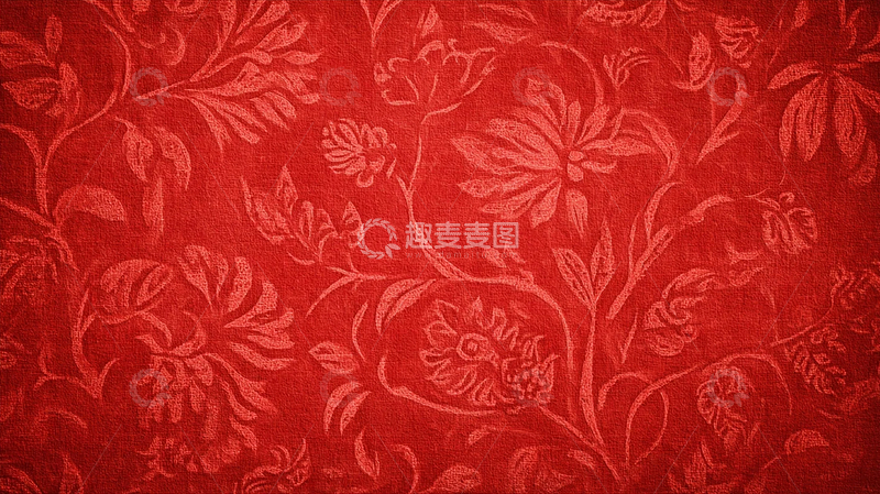 高清大图下载【趣麦麦图】绘纹秘境中的红色华彩