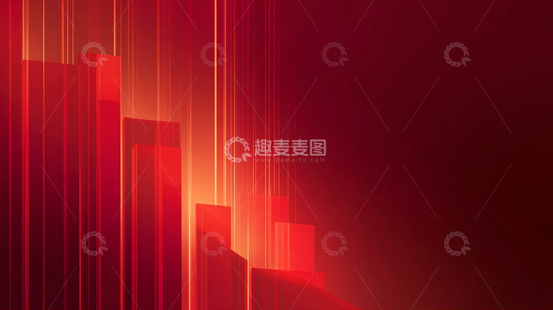 高清大图下载【趣麦麦图】红色极光之舞炫彩流转