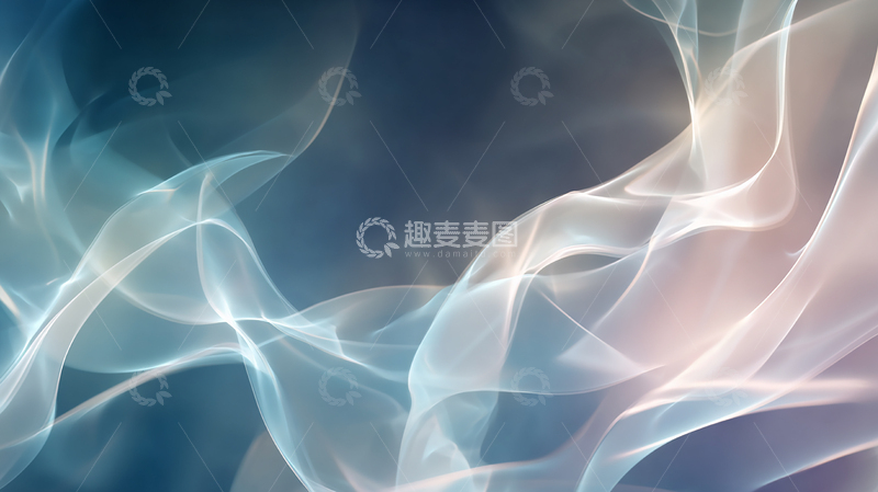 高清大图下载【趣麦麦图】幻彩流动的微光梦境