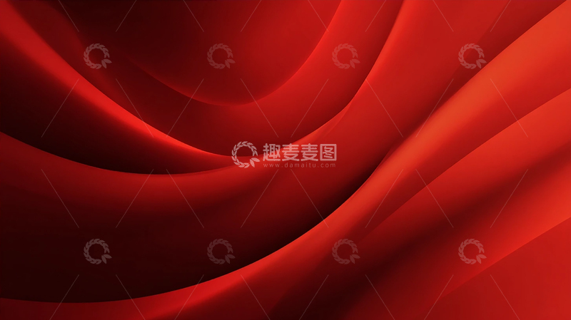 高清大图下载【趣麦麦图】红色梦境的流动波纹
