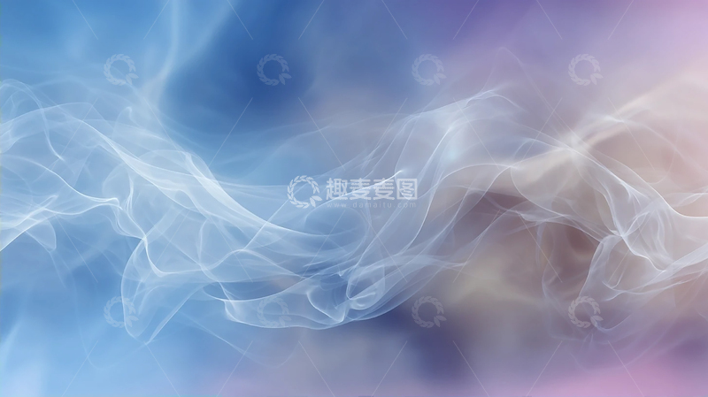 高清大图下载【趣麦麦图】幻彩云雾缭绕的梦境空间