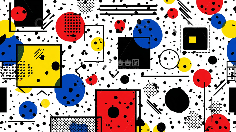 高清大图下载【趣麦麦图】色彩碰撞的无限宇宙
