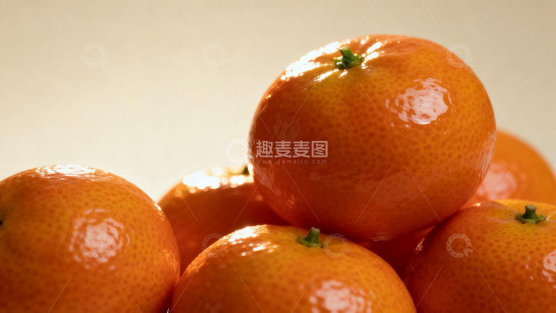 高清大图下载【趣麦麦图】新鲜橘子特写摄影图