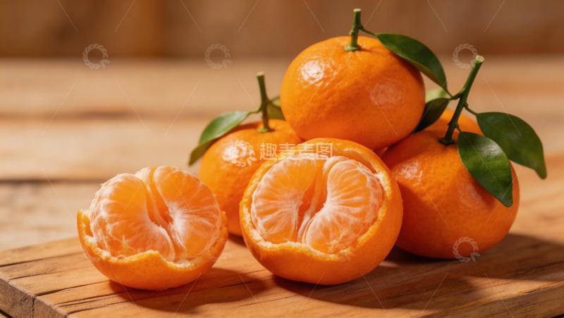 高清大图下载【趣麦麦图】新鲜橘子静物摄影图片