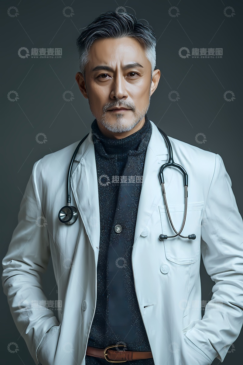 高清大图下载【趣麦麦图】专业医生形象写真医院医疗