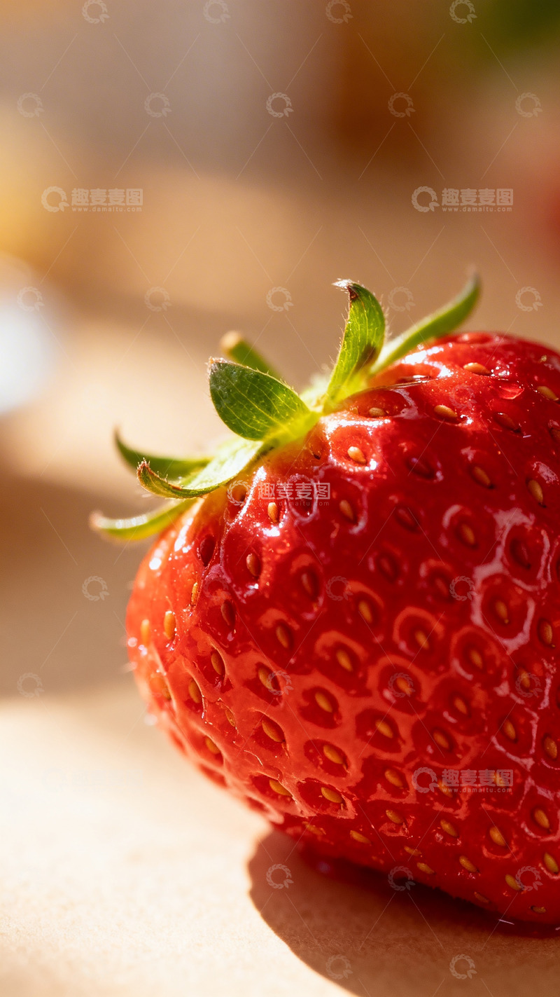 高清大图下载【趣麦麦图】特写草莓美食摄影