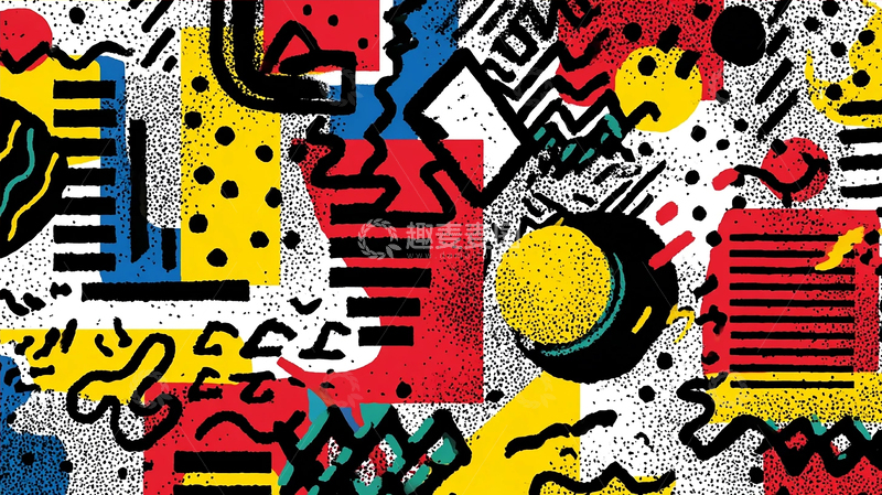 高清大图下载【趣麦麦图】叠影交错的都市梦境