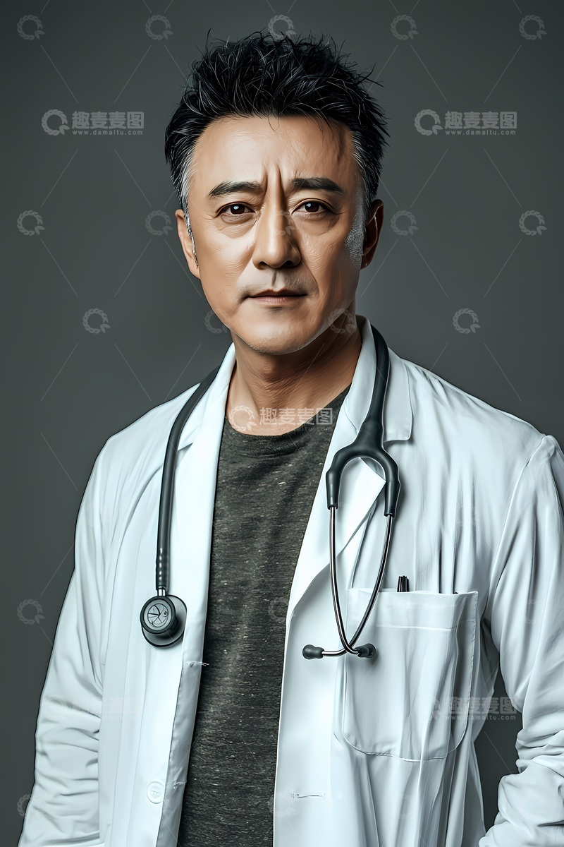 高清大图下载【趣麦麦图】医生肖像写真专业形象素材