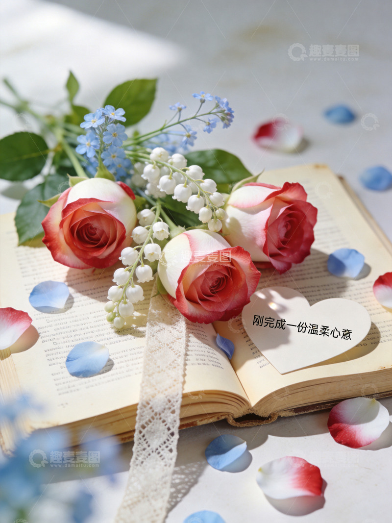 高清大图下载【趣麦麦图】清新治愈系玫瑰花