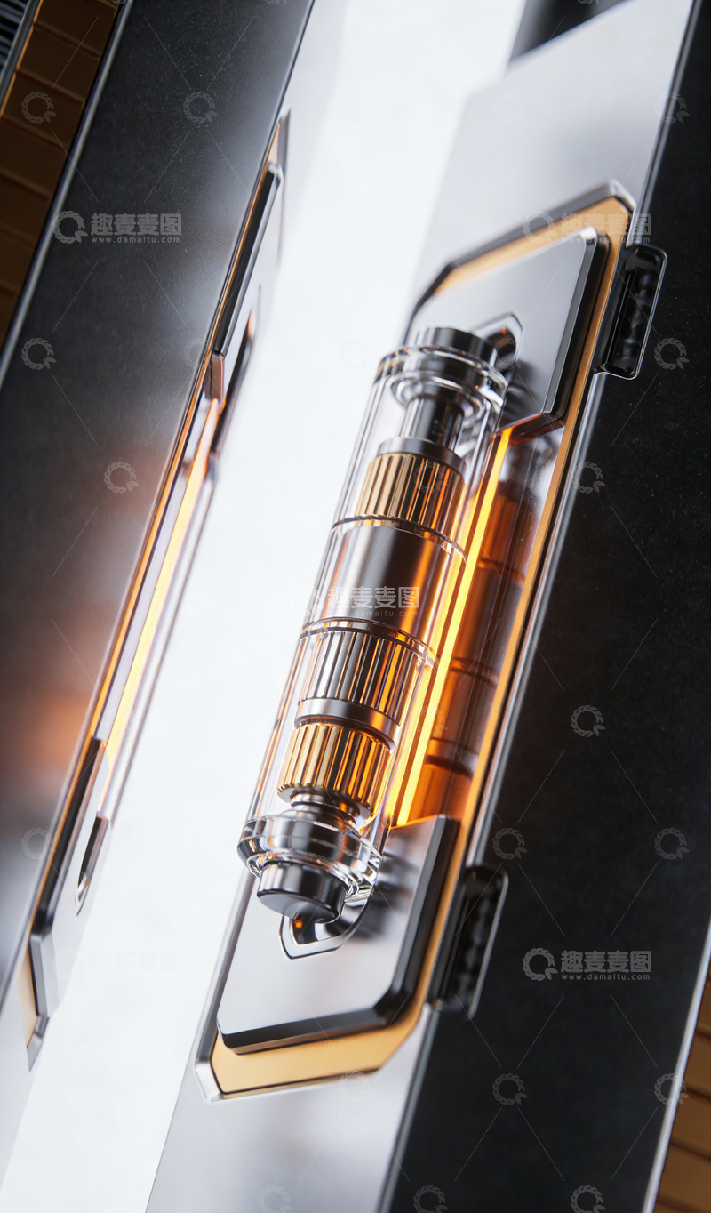 高清大图下载【趣麦麦图】科技感装置特写摄影