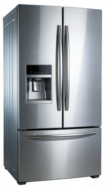 不锈钢法式对开门冰箱设计图