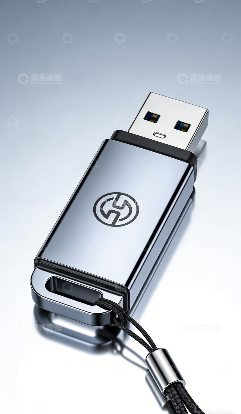 高清大图下载【趣麦麦图】金属USB闪存盘设计