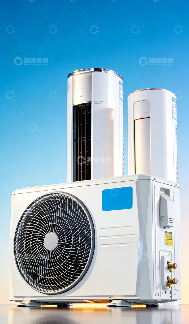 高清大图下载【趣麦麦图】空调设备展示图