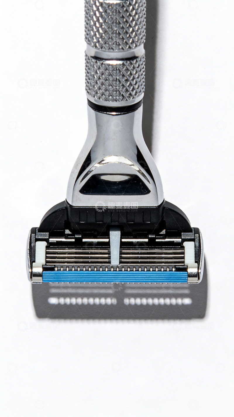 高清大图下载【趣麦麦图】金属剃须刀特写摄影