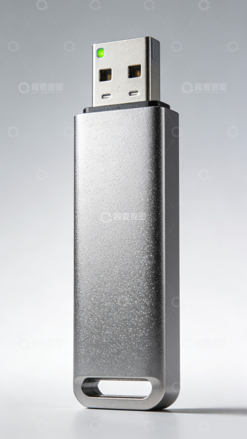 高清大图下载【趣麦麦图】金属质感USB闪存盘