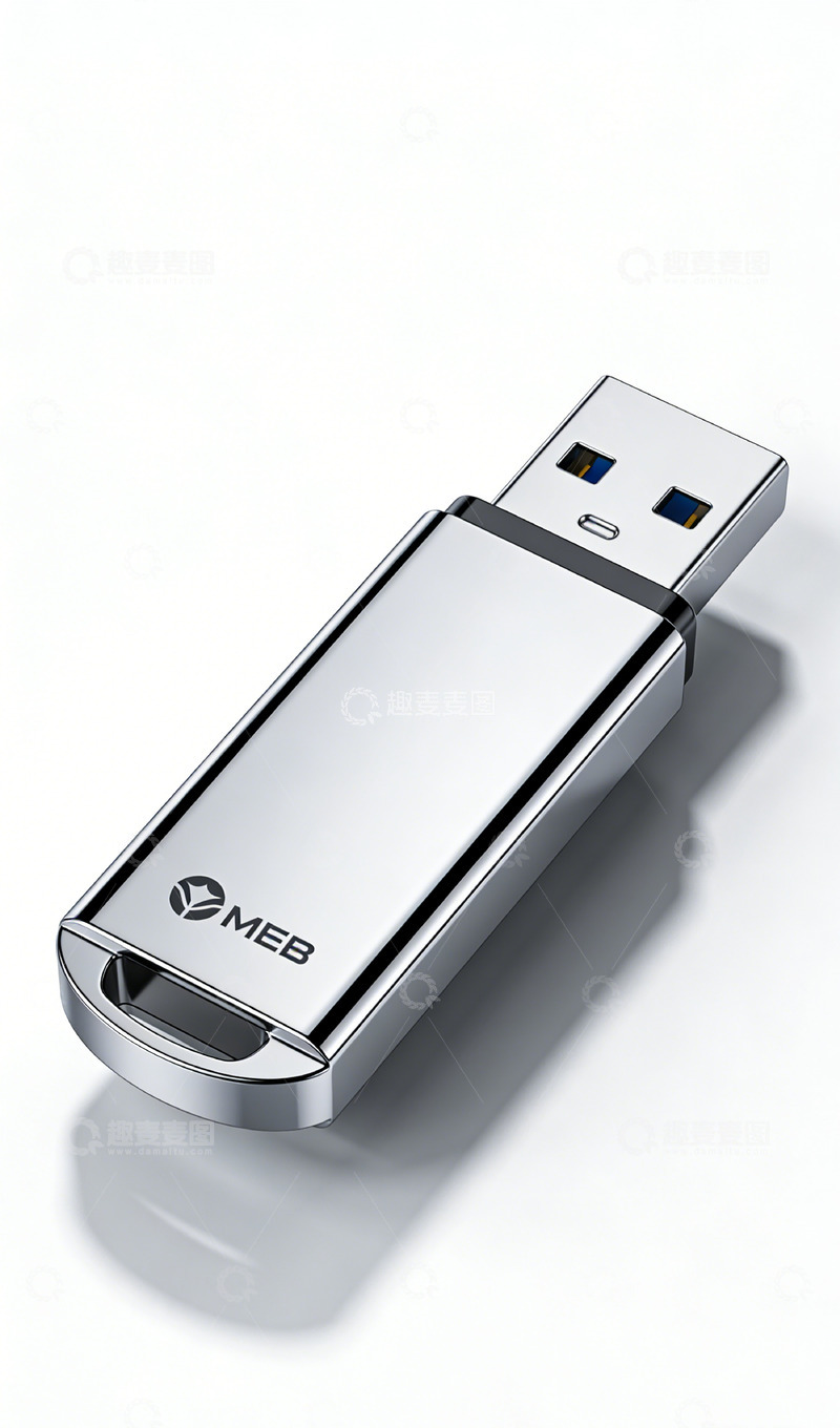 高清大图下载【趣麦麦图】金属USB存储盘设计