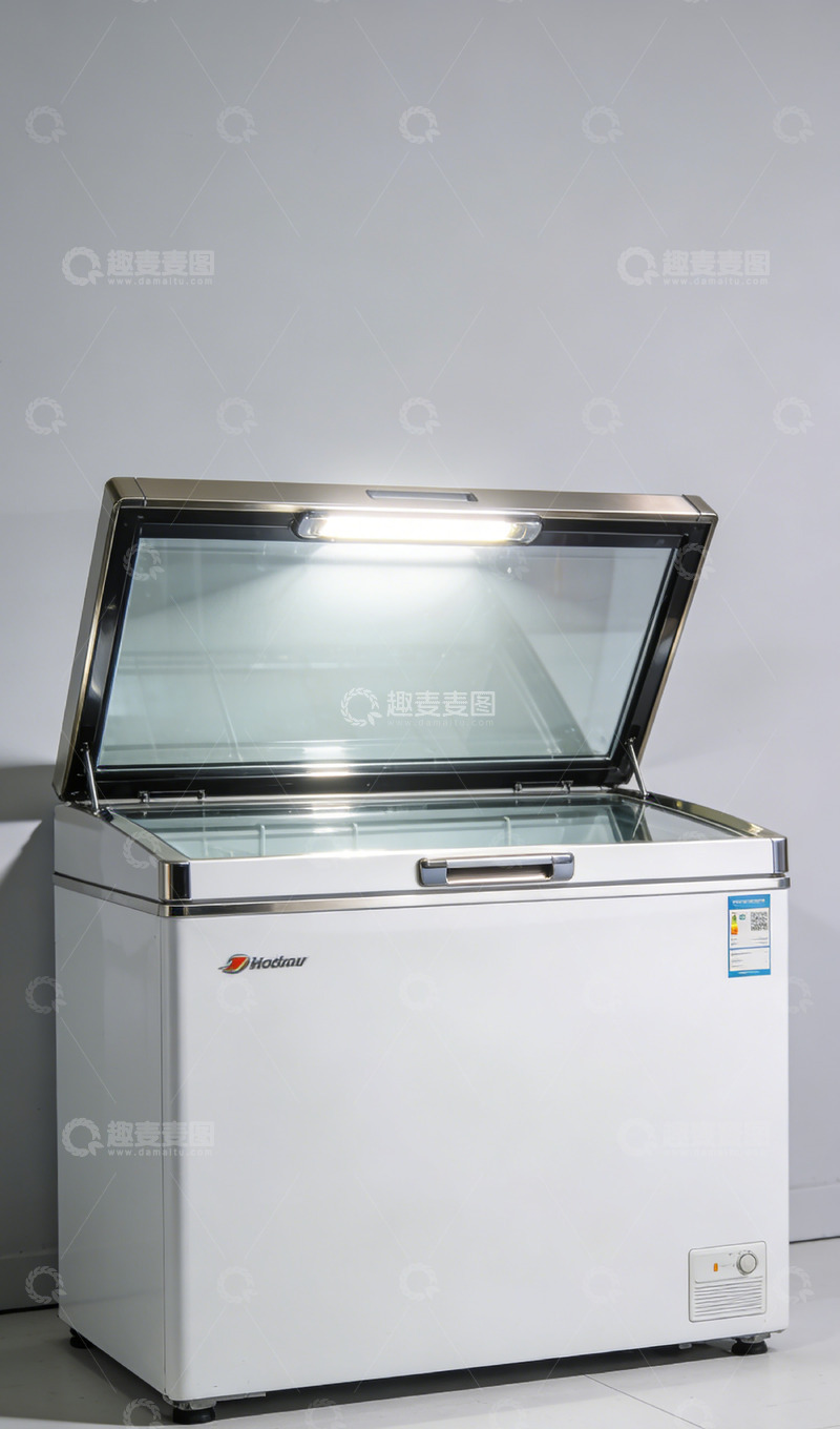 高清大图下载【趣麦麦图】白色冷藏展示柜现代家居电器