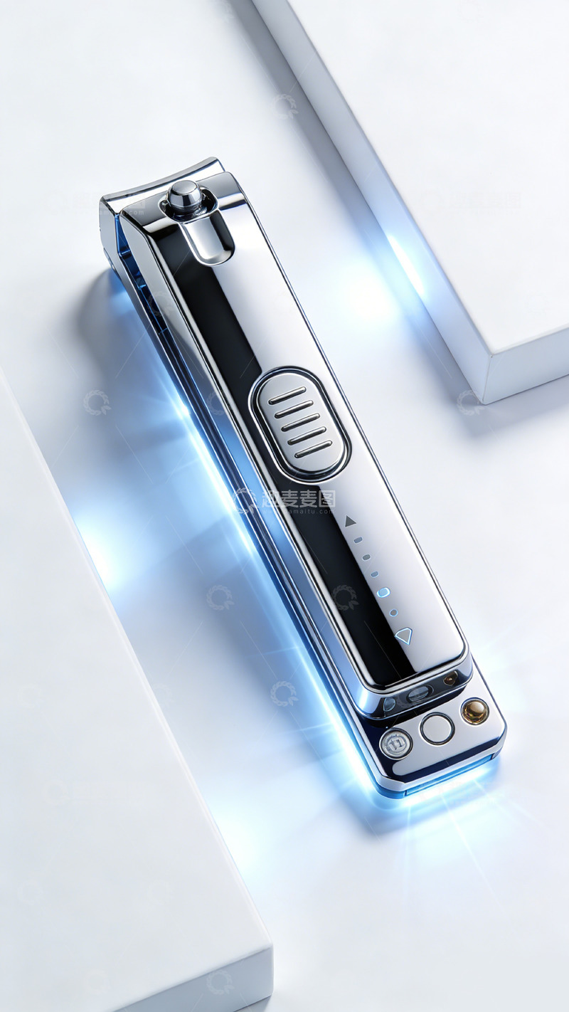 高清大图下载【趣麦麦图】高科技剃须刀设计展示