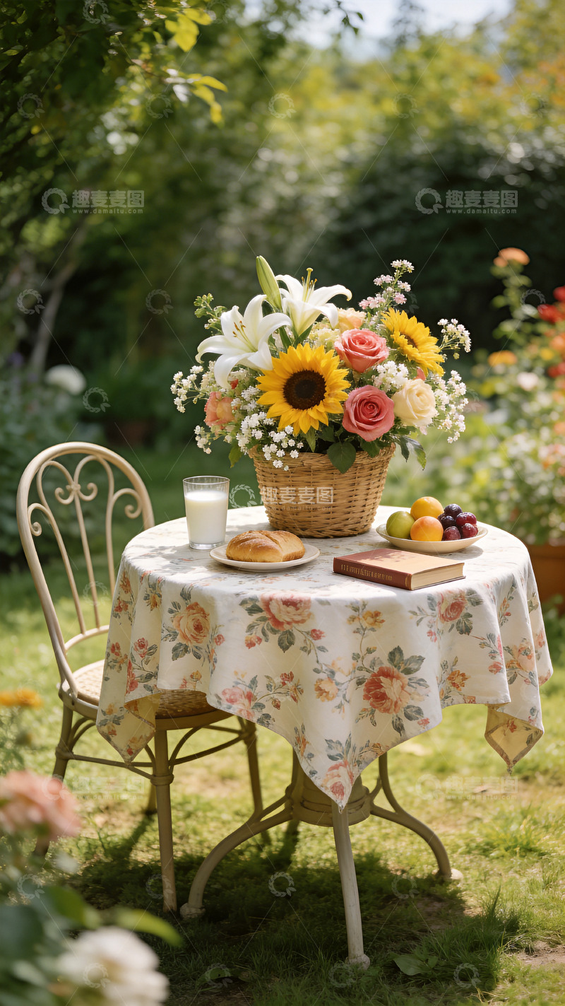 高清大图下载【趣麦麦图】户外花园鲜花