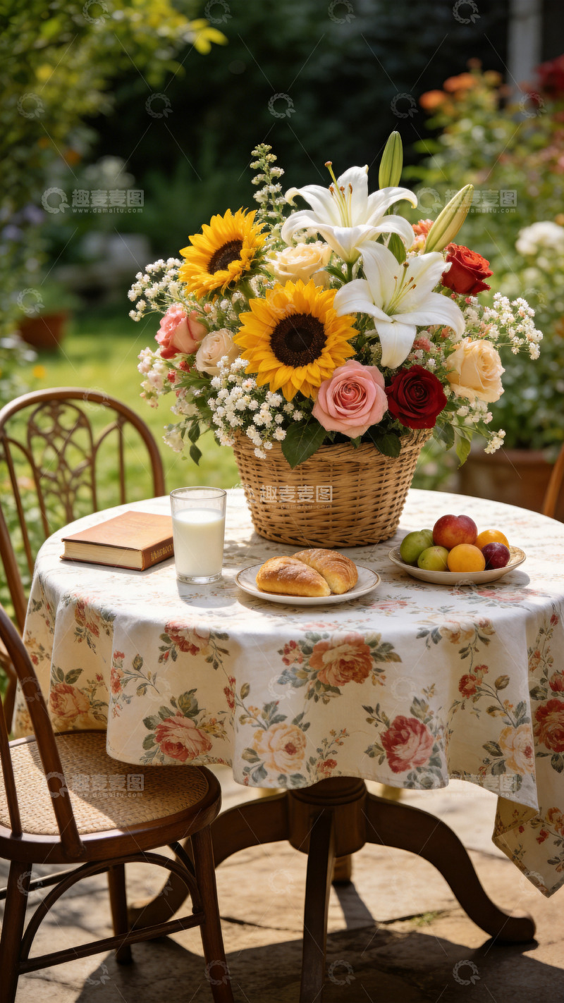 高清大图下载【趣麦麦图】户外玫瑰花鲜花