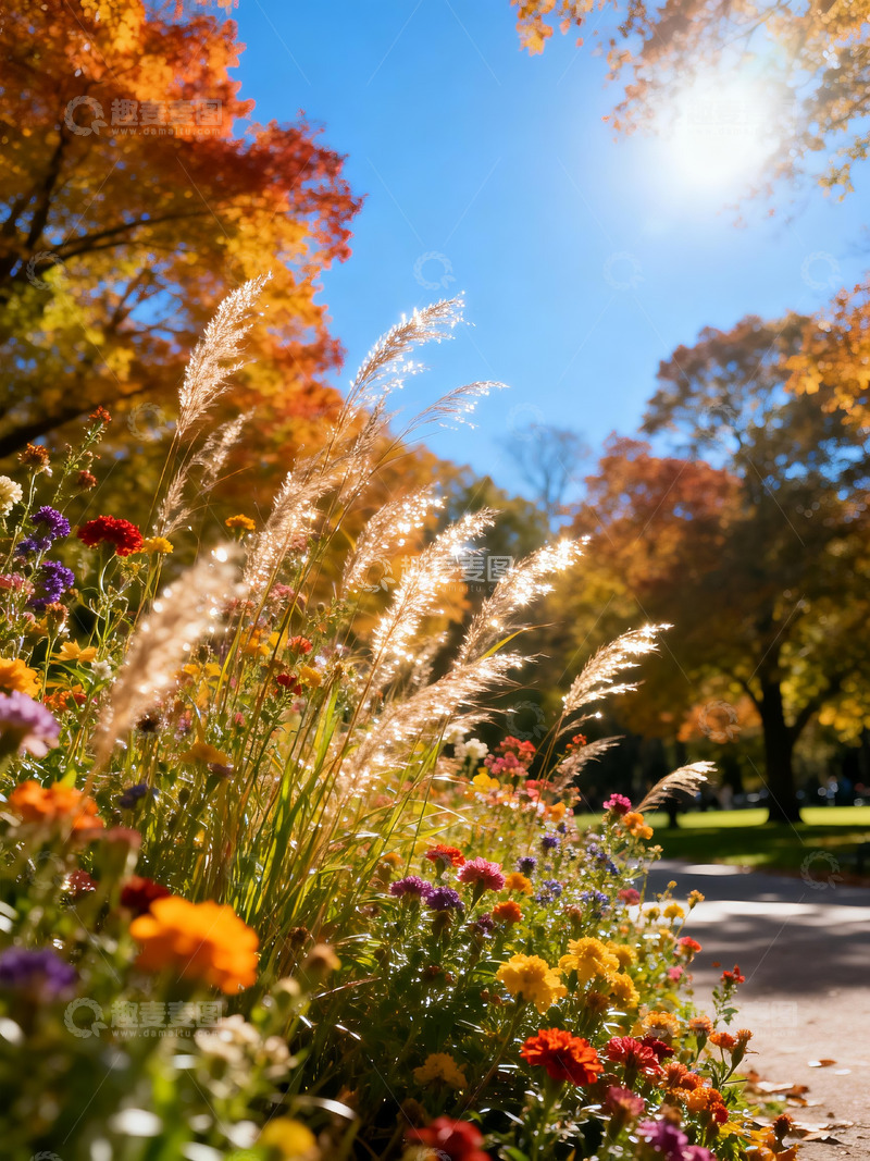 高清大图下载【趣麦麦图】五彩斑斓的花草6