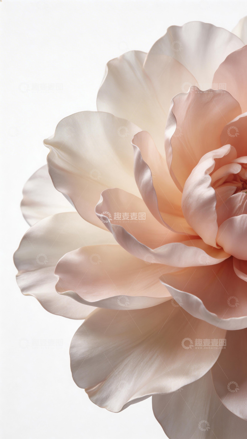 高清大图下载【趣麦麦图】淡雅玫瑰特写摄影