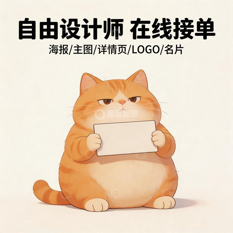 高清大图下载【趣麦麦图】卡通猫咪接单服务