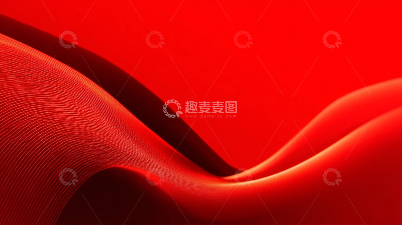 高清大图下载【趣麦麦图】红色流动的光影奇迹