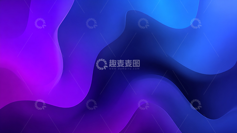 高清大图下载【趣麦麦图】极光色彩的梦幻流动