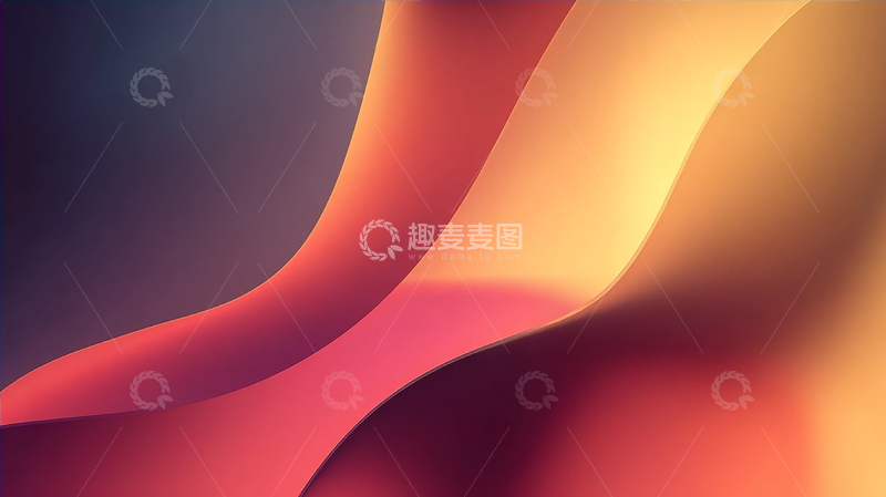 高清大图下载【趣麦麦图】绚丽流光的梦幻色彩