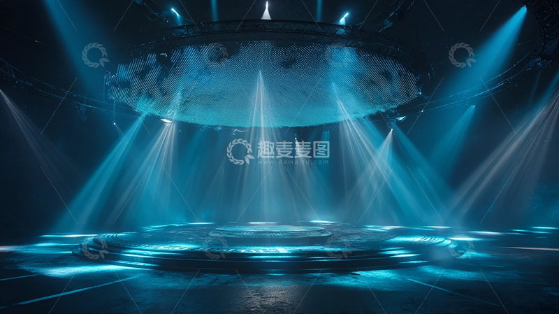 高清大图下载【趣麦麦图】星空下的梦幻光环奇境