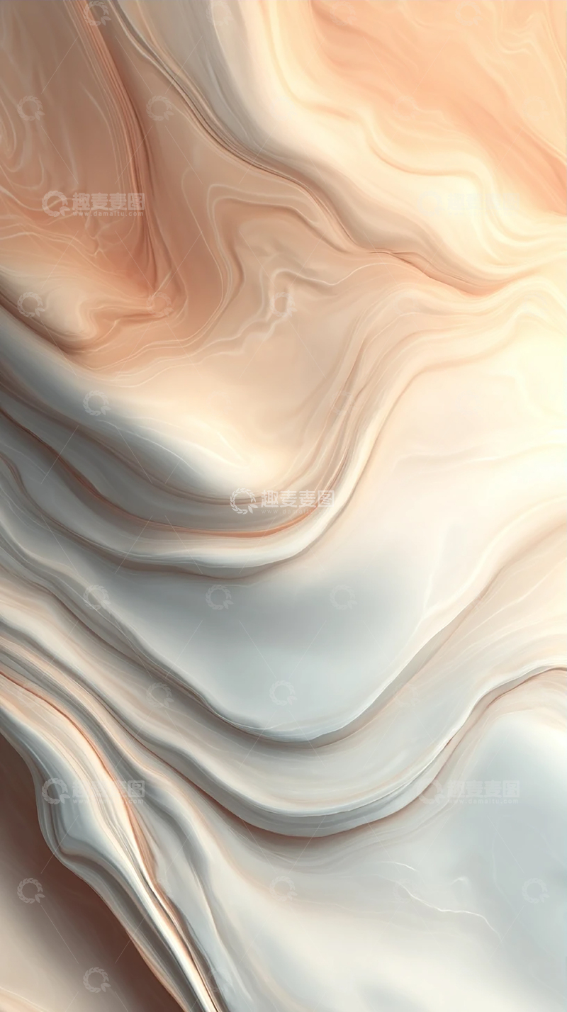 高清大图下载【趣麦麦图】轻柔丝绸般的光影舞动