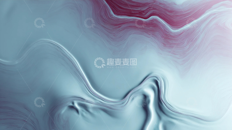 高清大图下载【趣麦麦图】-流动的色彩梦境破碎
