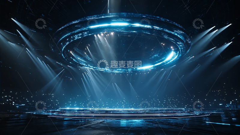 高清大图下载【趣麦麦图】星际环绕的科技奇观