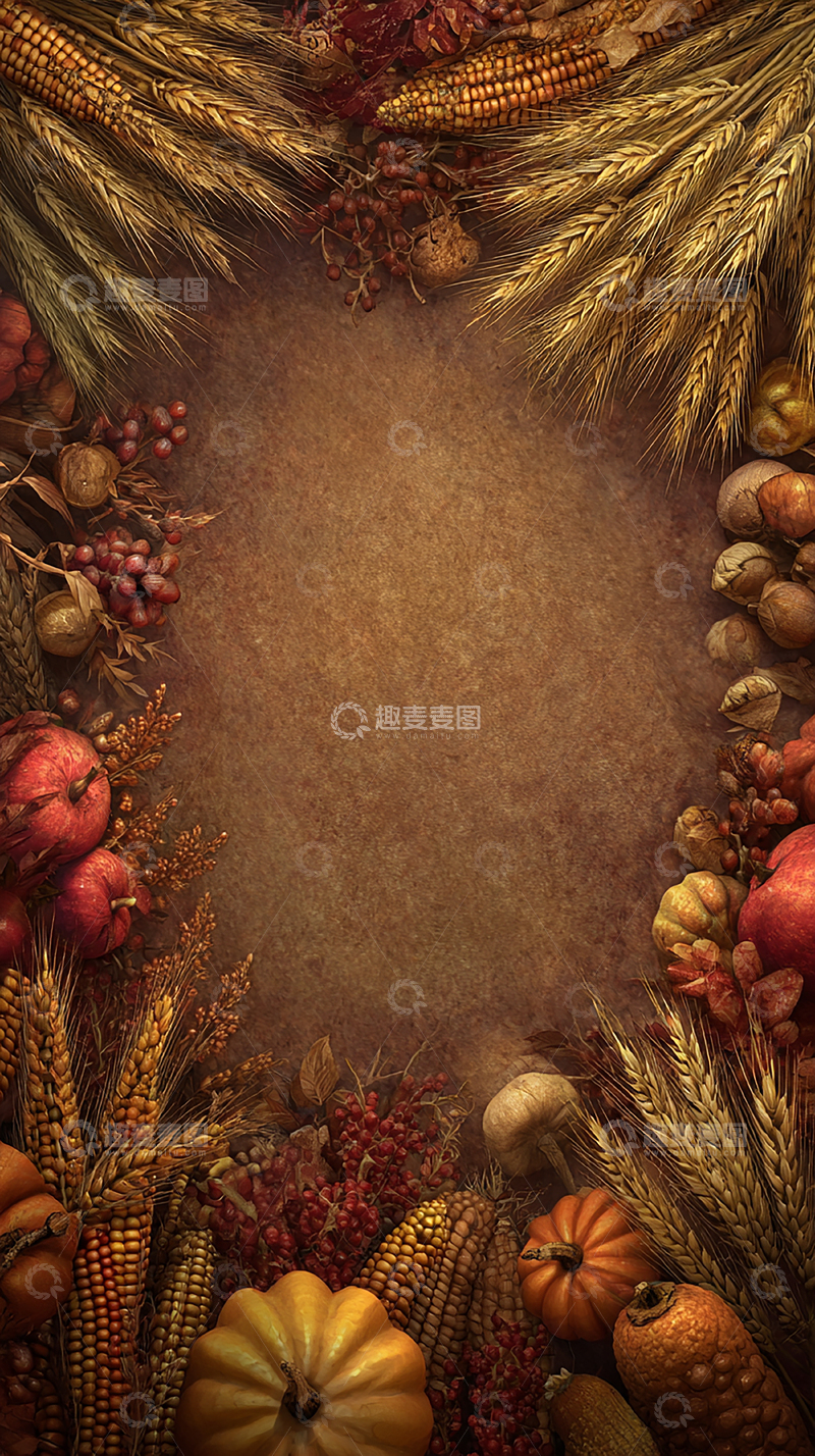 高清大图下载【趣麦麦图】秋日丰收的自然盛宴